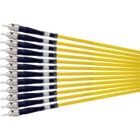 Camplex Cable de Fibra Óptica Táctico 100' 12-Canales ST Monomodo