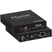 MuxLab Video Wall 4K HDMI Receiver IP PoE - Soporta 4K a 30 Hz, Transmisión hasta 330'