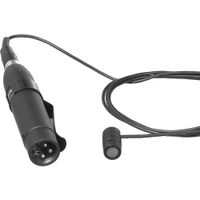 Shure MX185 Micrófono Lavalier Cardioide con Conexión XLR y Accesorios Incluidos