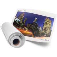 SolvArt Canvas Matte 50"" x 75' - Poliéster y Algodón, 300 gsm, 15 mil