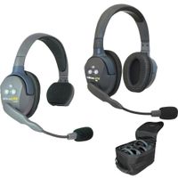 Eartec UltraLITE Intercom Inalámbrico de Dúplex Completo para 2 Personas con Auriculares