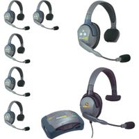 Eartec HUB7SMXS UltraLITE Sistema de Intercomunicación HUB para 7 Personas con Auricular