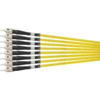 Camplex Cable Táctico de Fibra Óptica 50' 8-Canales LC Monomodo Resistente a Aplastamien