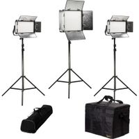 ikan Kit de Iluminación LED Bi-Color Rayden 3 Puntos con 1 x RB10 y 2 x RB5