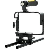 ikan Cage Kit para Panasonic GH4 - Soporte de Mano, Acceso a Tarjeta SD y Batería, Montaj