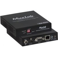 MuxLab Transmisor HDMI 4K sobre IP con PoE - 330' de Distancia, Soporte RS-232 e IR, Audio