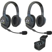 Eartec UltraLITE Intercom Inalámbrico de Dúplex Completo para 2 Personas con 2 Auricular