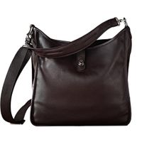 Oberwerth Kate Bolsa Multifuncional de Cuero para Damas - Espresso, Acomoda Laptop de 13""