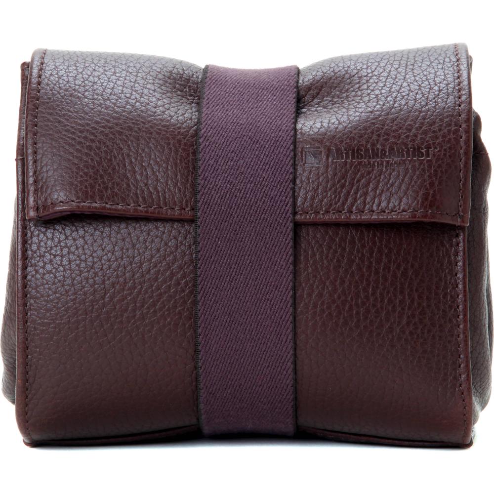 Artisan & Artist ACAM-77 Funda de Cuero Suave para Cámara Mirrorless - Color Marrón, Cie