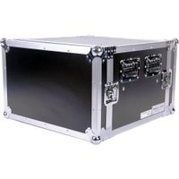 DeeJay Amplificador Case Deluxe 6U - Protección Impacto, Cierre Latch, Aluminio