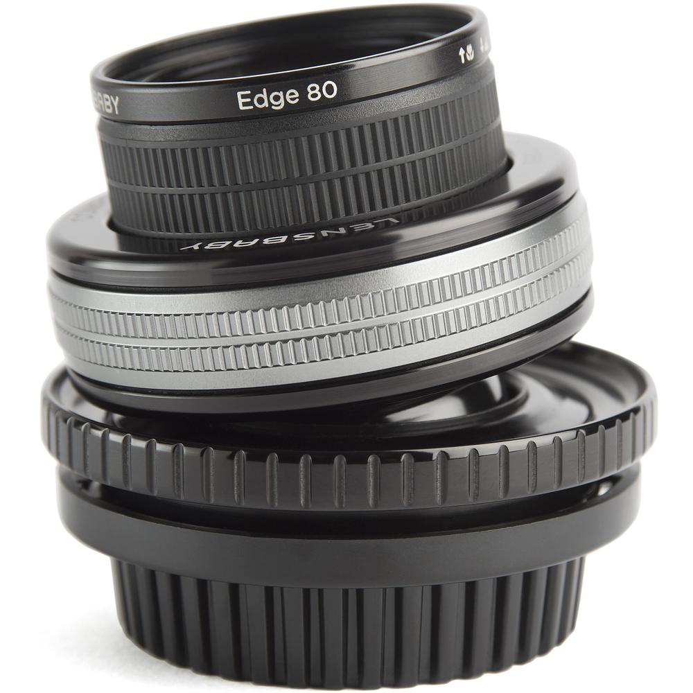 Lensbaby Composer Pro II con Óptica Edge 80 para PL - Cuerpo Metálico, Tilt de 0-15°, F