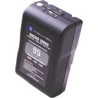 Intellytech Mini 95Wh Rugged Series Batería Li-Ion Gold Mount - Compacta, 5.5 x 3.1 x 2.5