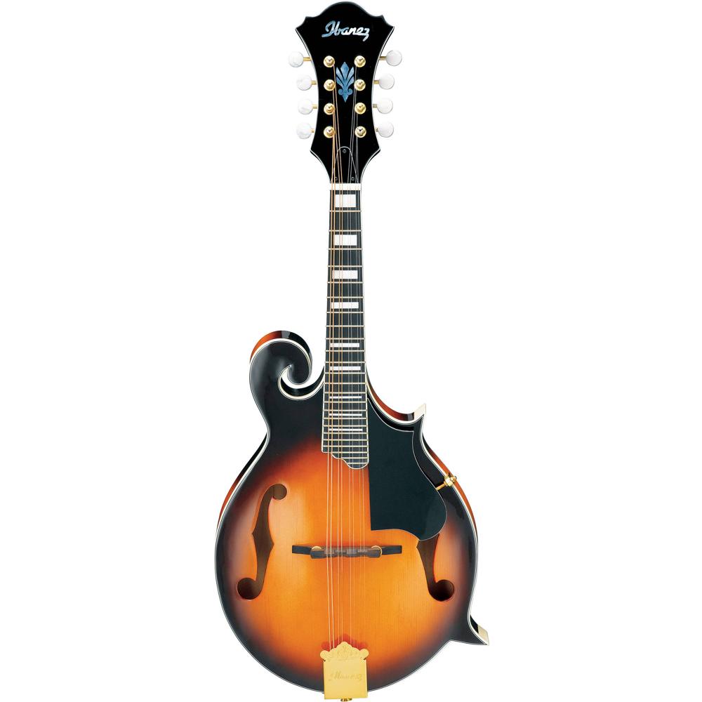 Ibanez M522S Mandolina F-Style con Tapa de Abeto Sitka Sólido y Aros de Arce Flameado, Co