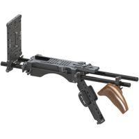 Cool-Lux Classic Cool-Rig con Cheeseplate - Rig de hombro compacto para cámaras grandes y