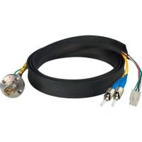 Camplex Cable Híbrido de Fibra Óptica FCS015A-FR de 1' con Conector ST Femenino y Conect