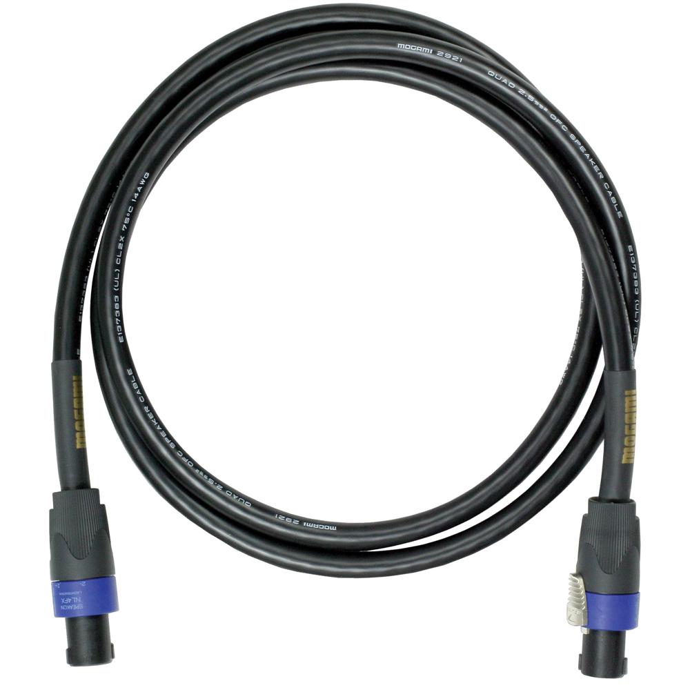 Mogami Cable de Altavoz SO SpeakON a SpeakON Quad 15' 14 AWG