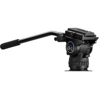 Acebil Cabezal Fluido CH1 75mm - Capacidad de Carga 15.4 lb, Contrapeso de 8 Pasos, Placa