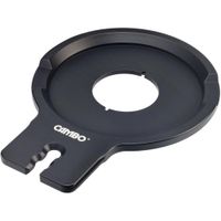 Cambo ACB-0 Placa de Lente para Cámara ACTUS con Montura Copal #0 - Acabado Anodizado Neg