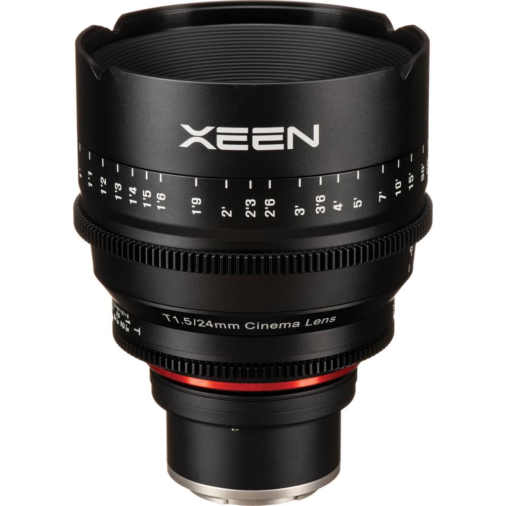 Rokinon Xeen 24mm T1.5 Lente para Montura Sony E - Diseño de Enfoque Interno, Iris de 11