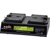 Jupio Cargador 16.8V 2A para Baterías de Broadcast Gold-Mount