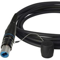Camplex Cable SMPTE Hybrid opticalCON DUO 65' Fibra Óptica Monomodo para Broadcast Exteri