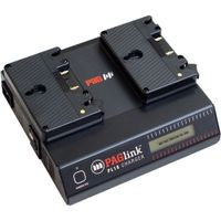 PAGlink PL16 Cargador para Baterías Gold Mount - Carga Simultánea de 2 Baterías, Hasta