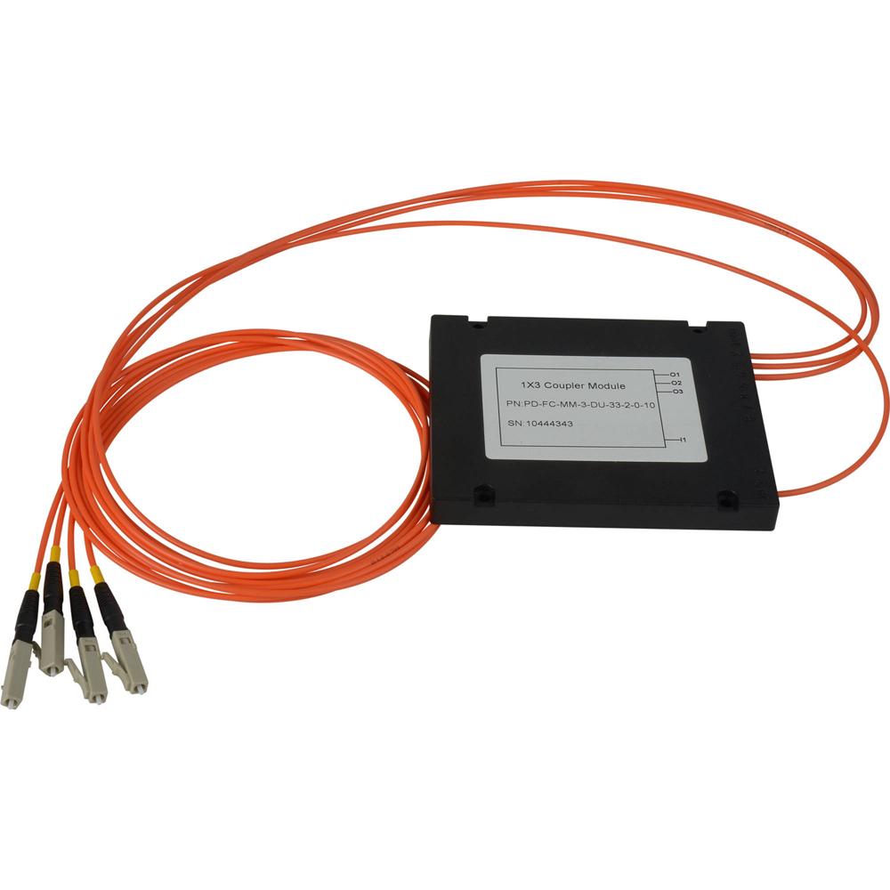 Camplex Cable de Fibra Óptica Multimodo LC 1x3 Splitter 2' - OM3 50u, 850/1300nm