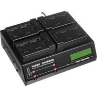 Dolgin Engineering TC400 Cargador de Baterías Cuádruple con Placas Intercambiables para