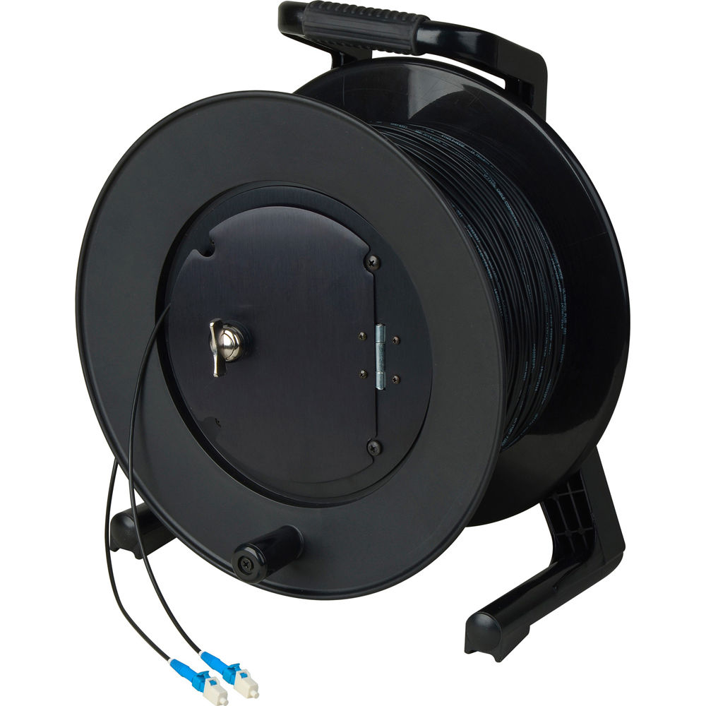 Camplex Cable Óptico Táctico Simplex Monomodo LC 1000' - Resistente a Impactos y Aplasta