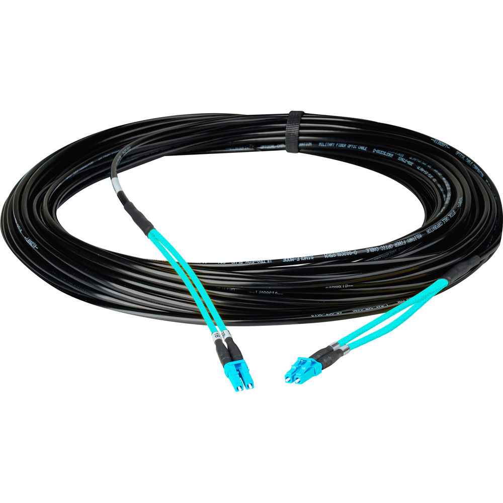 Camplex Cable de Fibra Óptica Multimodo OM3 de Dos Canales 100' con Conectores LC