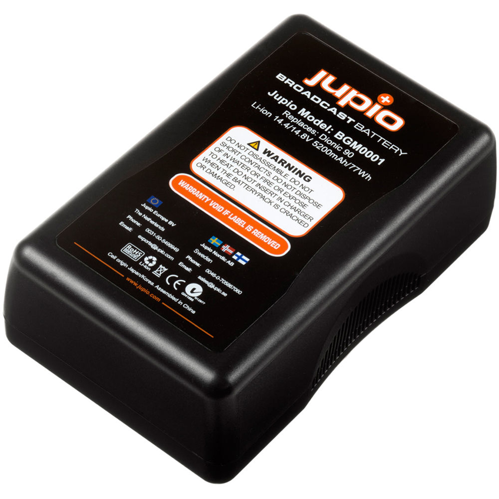 Jupio Batería de Reemplazo 5200mAh 14.4V para Gold-Mount