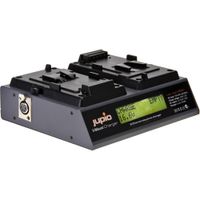 Jupio Cargador 16.8V 2A para Baterías Broadcast V-Mount - Cargador de 1 Bahía con Modos
