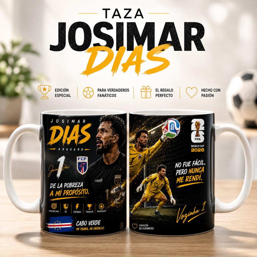 Taza Vozinha Cabo verde - futbol coleccionable 2026