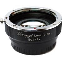 Mitakon Zhongyi Adaptador de Lente Turbo V2 para Lentes Canon EF a Cámara Fujifilm X APS-