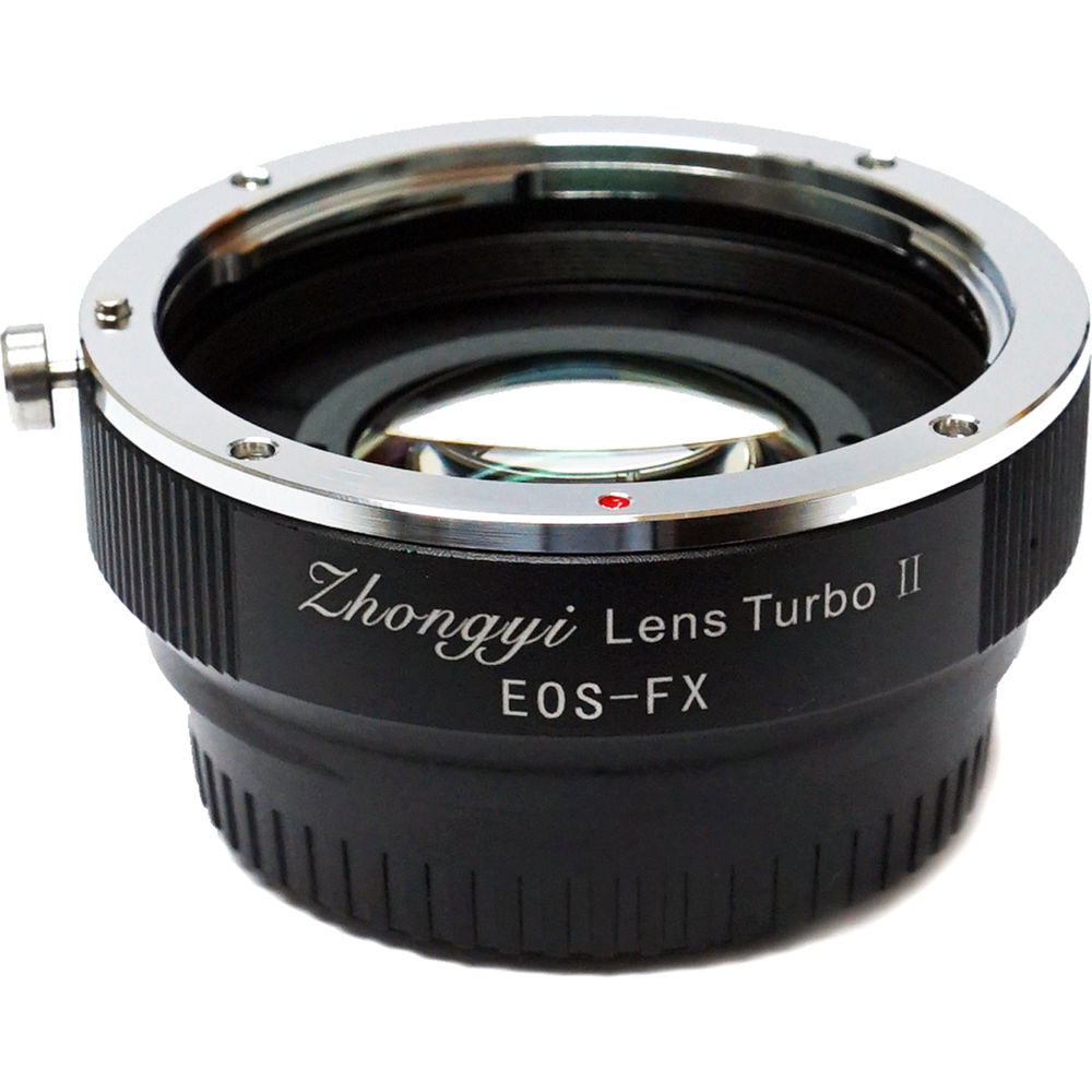 Mitakon Zhongyi Adaptador de Lente Turbo V2 para Lentes Canon EF a Cámara Fujifilm X APS-