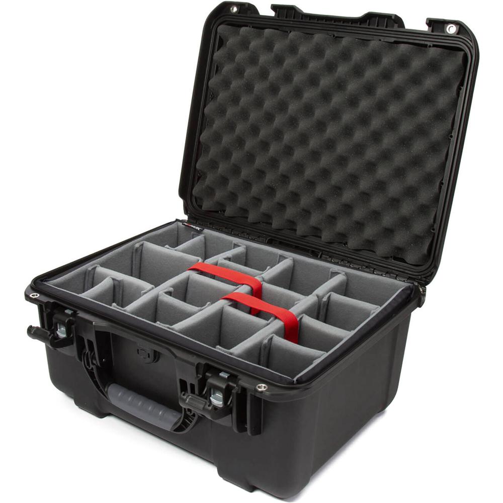 Nanuk 933 Maletín Duro con Divisores Acolchados Negro 36.4L - Resistente al Agua IP67, Ci