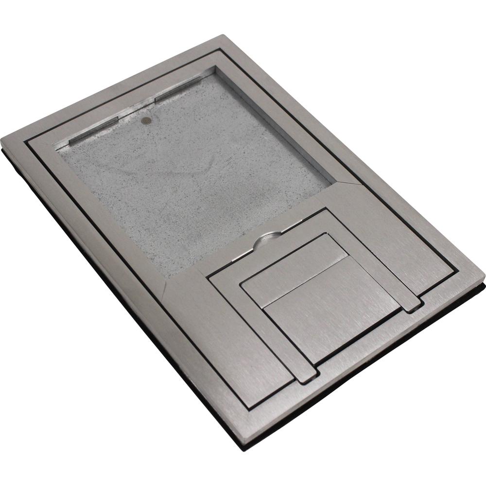 FSR Cubierta U-Access FL-200 con Puerta Desmontable - Flange Cuadrado de Aluminio de 1/4""