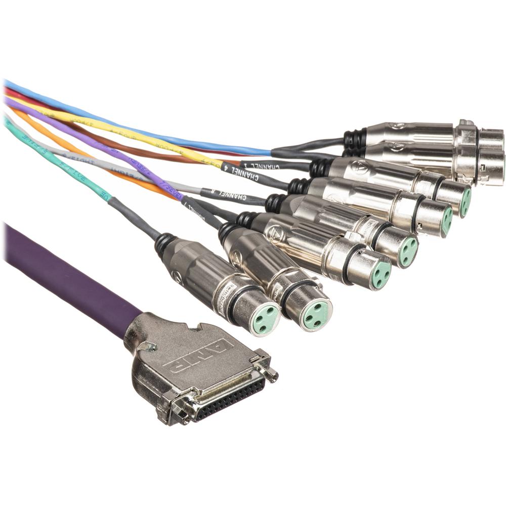 Switchcraft DB25FXLRF Cable Breakout DB25 hembra a 8 XLR hembra, 18""