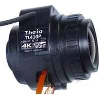 Theia Technologies Lente Varifocal Motorizada CS-Mount 4-10mm f/1.4-Close 4K con Interrupt