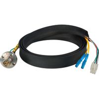 Camplex Cable Híbrido de Fibra Óptica FCS015A-FR de 1' con Conector LC Femenino y Conect