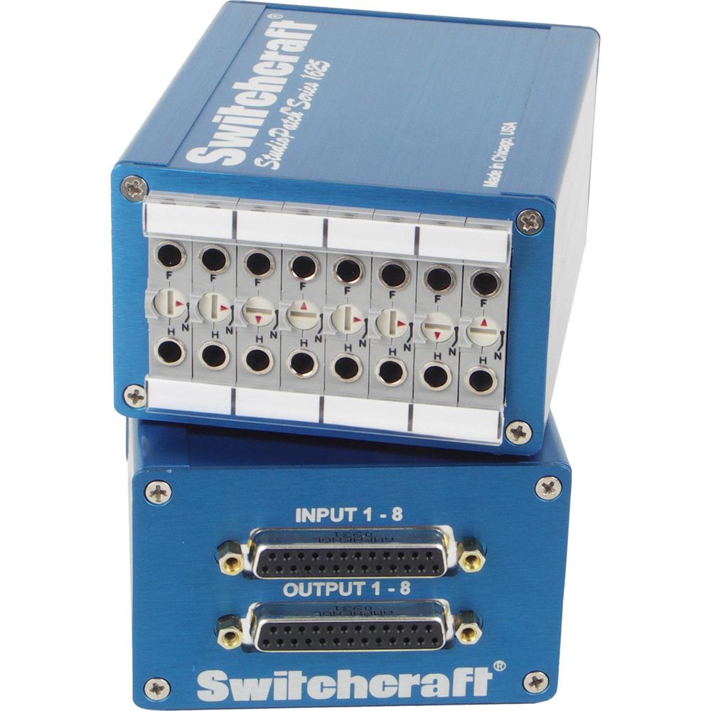 Switchcraft StudioPatch 1625 Módulo Patchbay 16-Puntos Bantam/TT a DB-25 con Conectores T