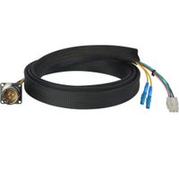 Camplex Cable Híbrido de Fibra Óptica FCS015A-FR de 1' con Conector LC Masculino y Conec