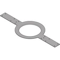 QSC Soporte de Anillo de Barro Flangeado para Altavoz AC-C4T (Paquete de 6)