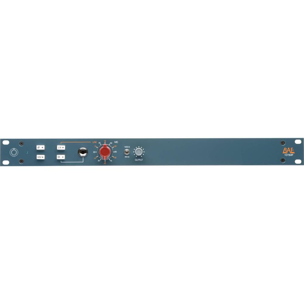 BAE Audio 1073MP Pre-Amplificador de Micrófono Clase A con Ganancia de 0 a 71 dB y Entrad