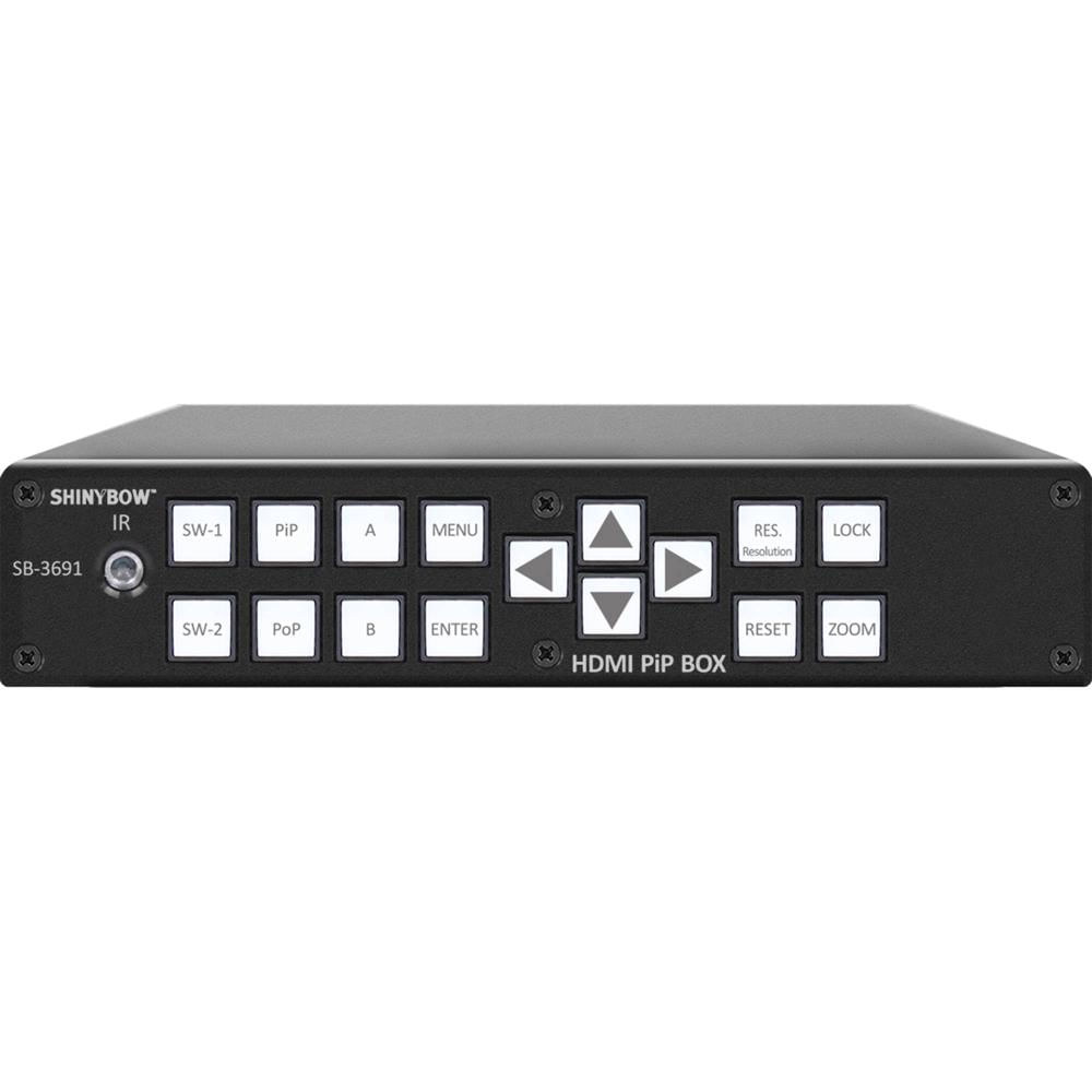 Shinybow SB-3691 Selector Switch Scaler 2 x 1 HDMI con PiP y PoP 1080p