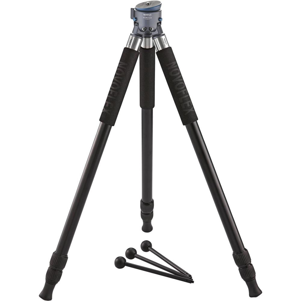Novoflex TrioBalance Tripod Leg Kit 3 Secciones Aluminio 60.5"" Altura Máxima 22 lb Capaci