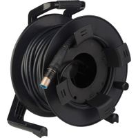 Camplex Cable de Fibra Óptica Multimodo X-TREME opticalCON QUAD 164' con Carrete Táctico