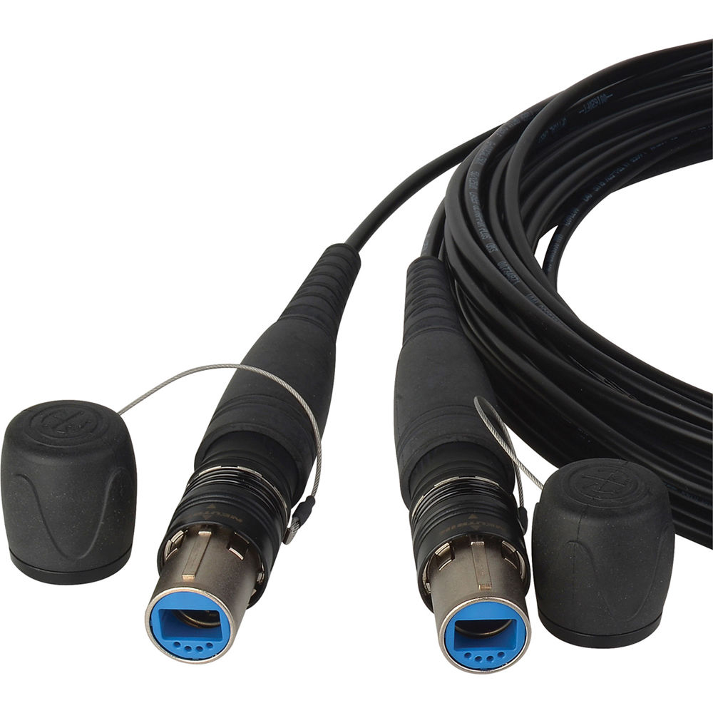 Camplex Cable Táctico de Fibra Óptica SMPTE opticalCON DUO 10' - Doble Fibra, Conectores