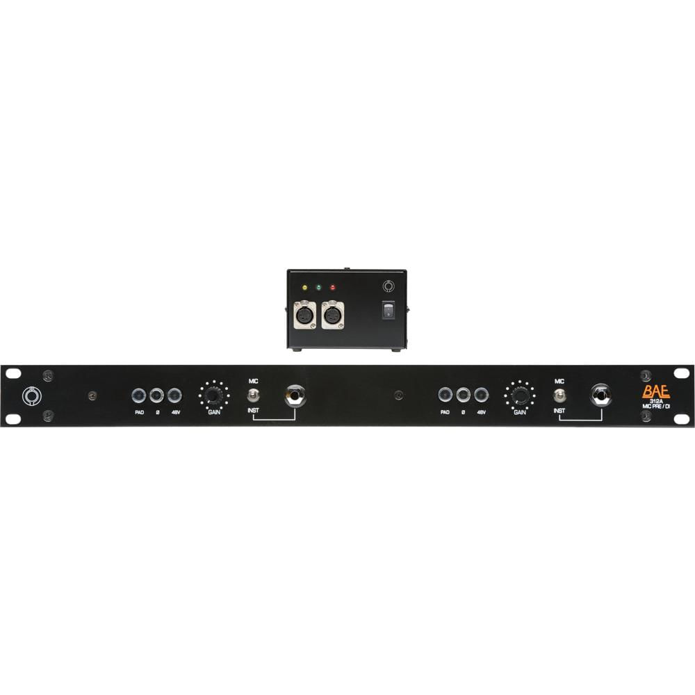 BAE Audio 312A Rackmount - Módulo de Preamplificador con Transformadores Jensen y Opamp A