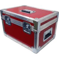 Schneider Hard Case para 6 Lentes Xenon FF T2.1 - Rojo, Resistente al Agua, con Espuma Pre